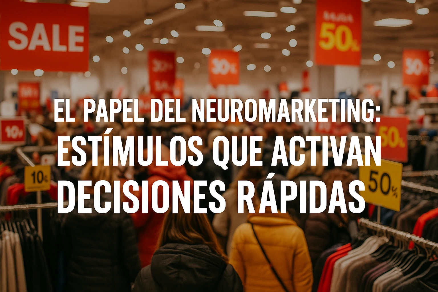 Neuro Marketing. Ideal para los que quieren aprender de Psicomarketing Curso presencial de Neuro Marketing